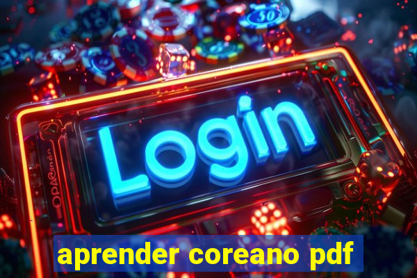 aprender coreano pdf