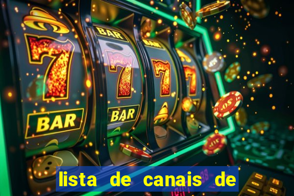 lista de canais de esporte iptv
