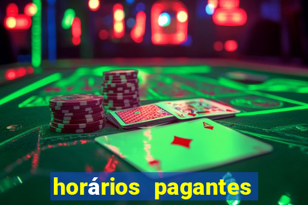 horários pagantes pg soft