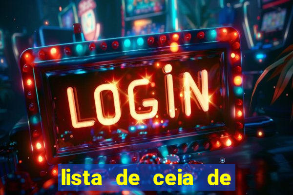 lista de ceia de natal para 20 pessoas