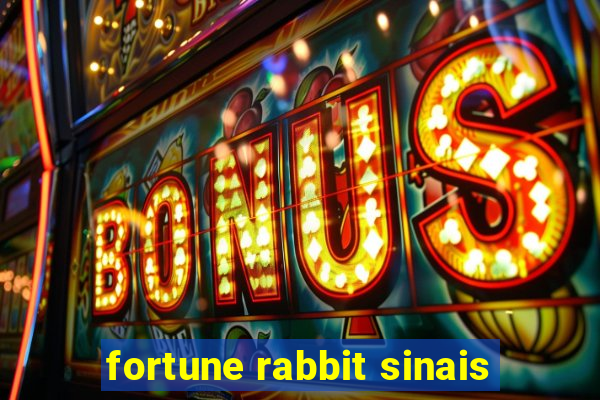 fortune rabbit sinais