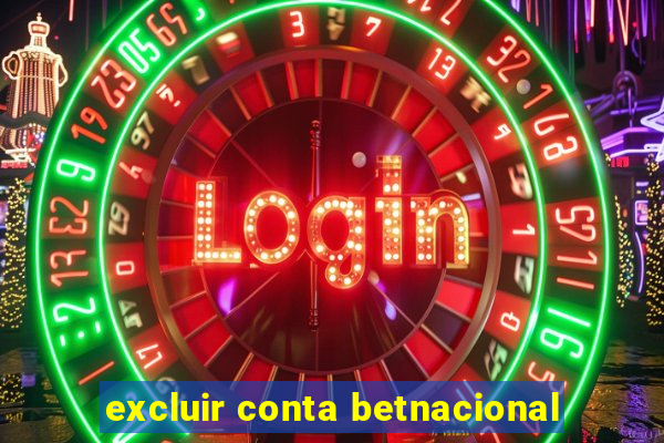 excluir conta betnacional