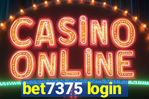 bet7375 login