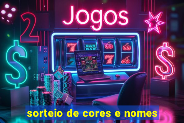 sorteio de cores e nomes