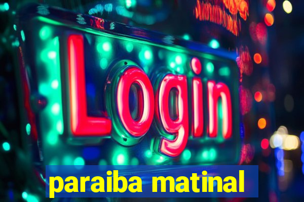 paraiba matinal