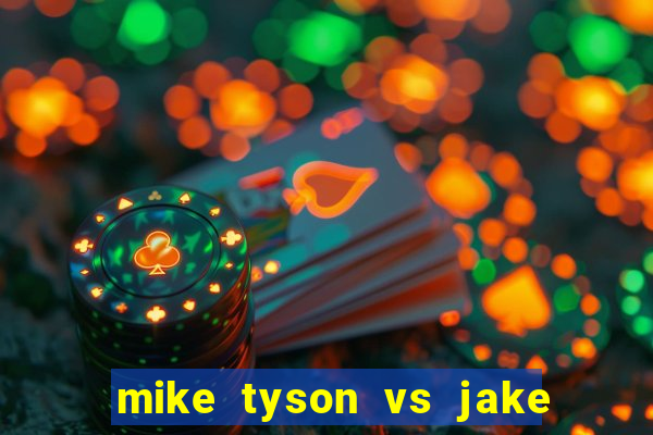 mike tyson vs jake paul assistir online