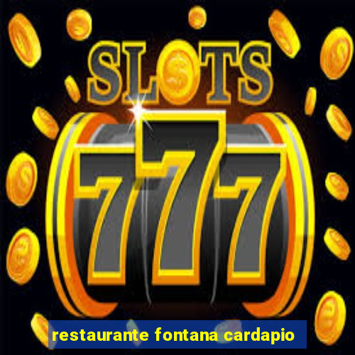 restaurante fontana cardapio
