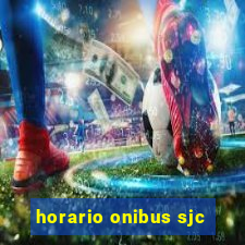 horario onibus sjc
