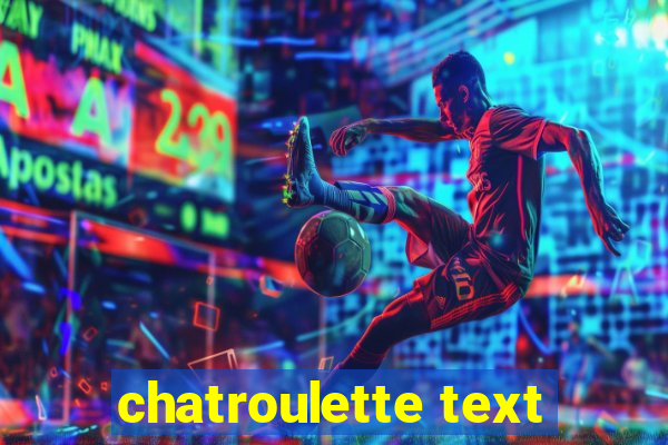 chatroulette text