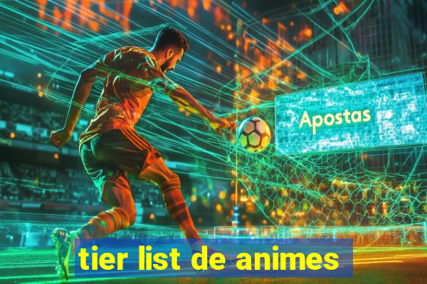 tier list de animes