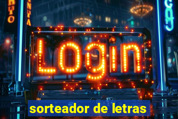 sorteador de letras