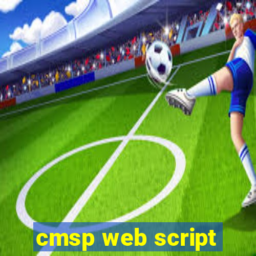 cmsp web script