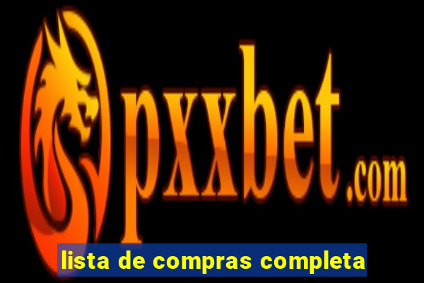 lista de compras completa