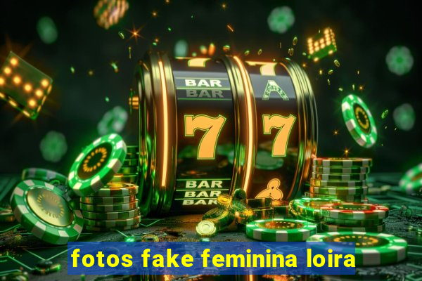 fotos fake feminina loira