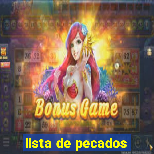 lista de pecados