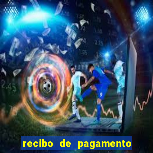 recibo de pagamento modelo word