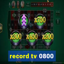 record tv 0800