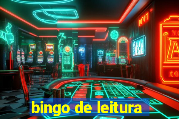 bingo de leitura