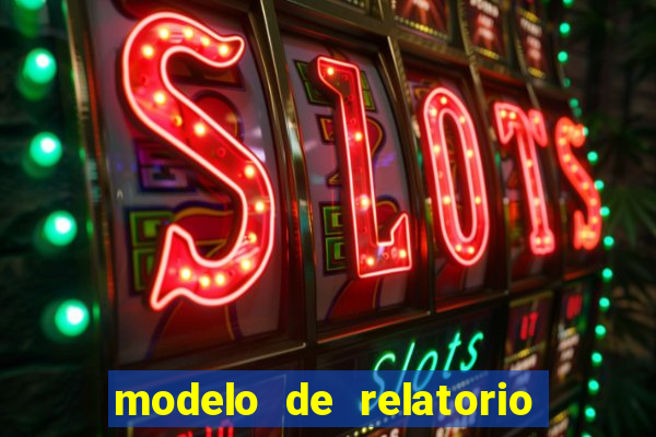 modelo de relatorio de estagio cruzeiro do sul