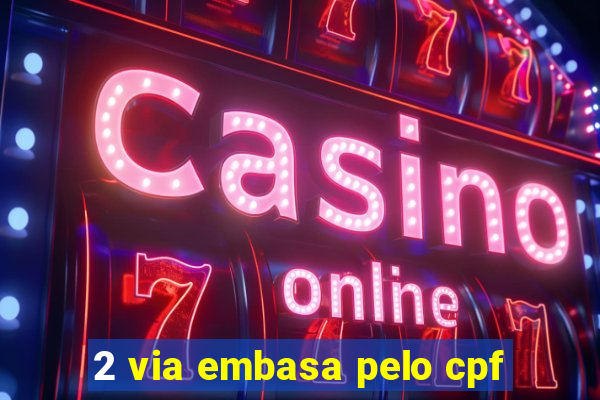 2 via embasa pelo cpf
