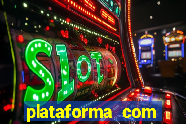 plataforma com chuva de dinheiro