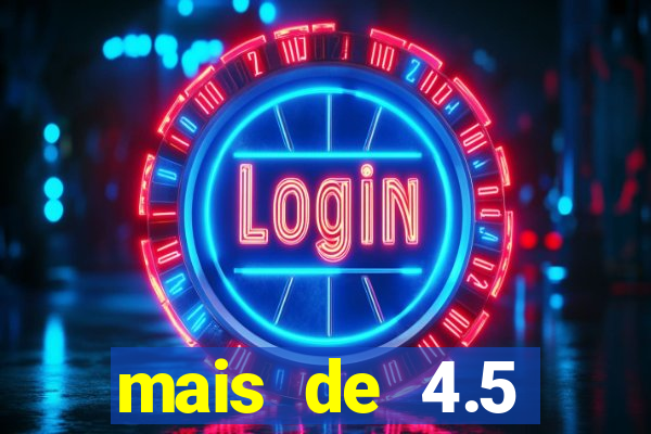 mais de 4.5 escanteios o que significa