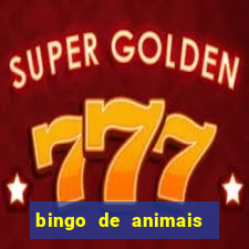bingo de animais para educa??o infantil