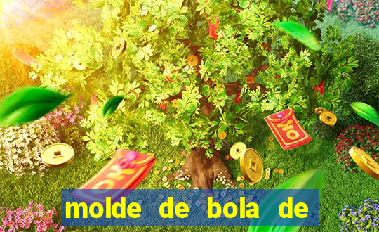 molde de bola de futebol para imprimir