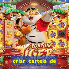 criar cartela de bingo no word