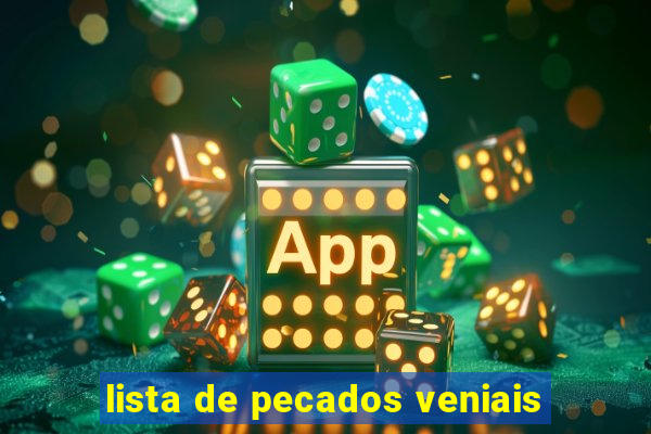 lista de pecados veniais