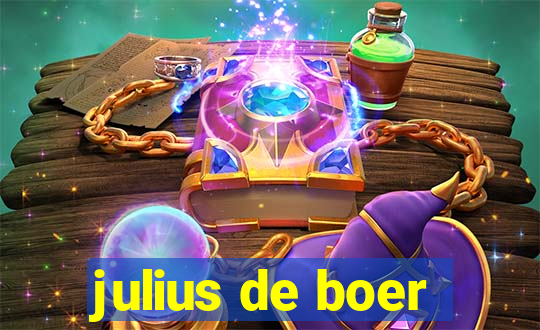 julius de boer
