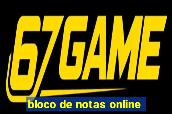 bloco de notas online