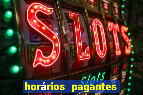 horários pagantes fortune rabbit hoje