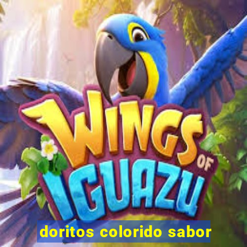 doritos colorido sabor