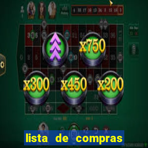 lista de compras supermercado completa para imprimir lista de compras supermercado para