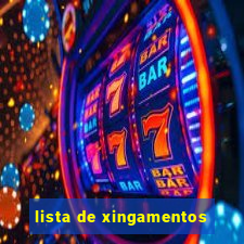 lista de xingamentos