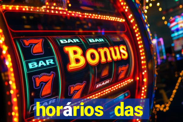 horários das plataformas de jogos