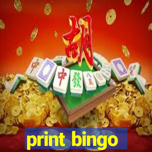 print bingo