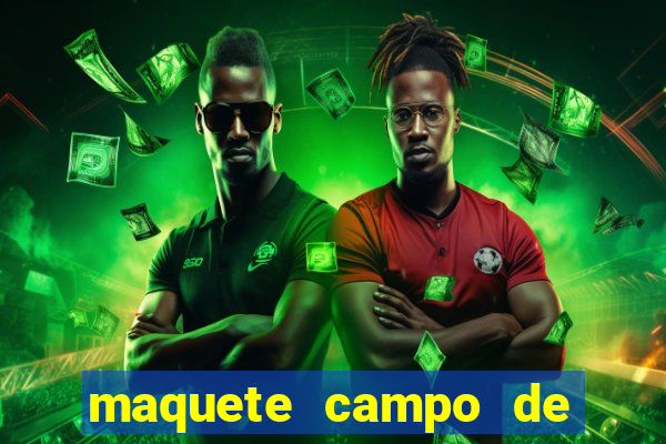 maquete campo de futebol (isopor)