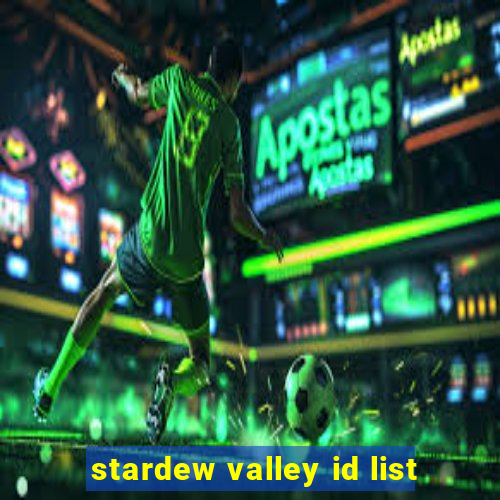 stardew valley id list