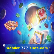 wonder 777 slots.com