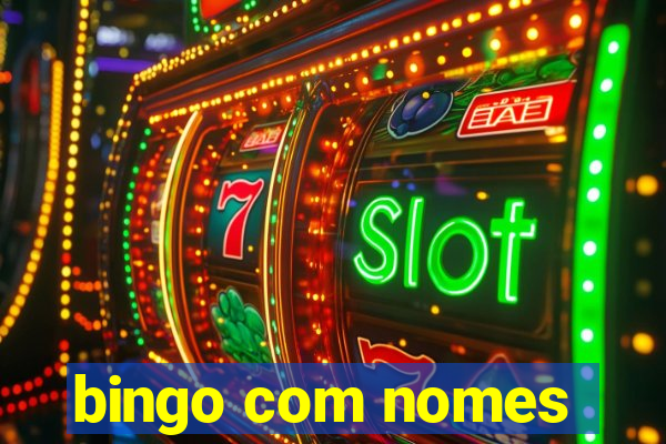 bingo com nomes