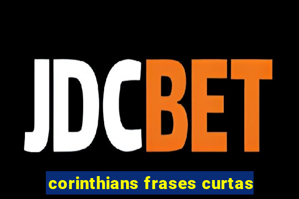 corinthians frases curtas