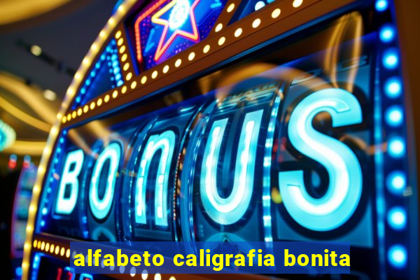 alfabeto caligrafia bonita