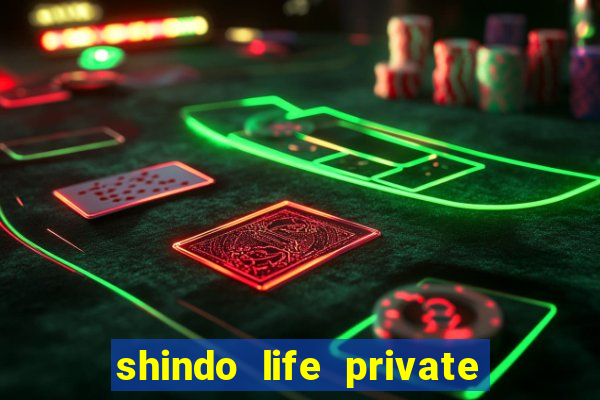 shindo life private server blaze