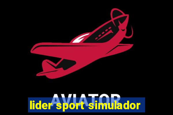 lider sport simulador